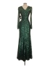 Xscape Green Cocktail Dress Size 4 - photo 2