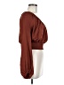 Gap 100% Polyester Brown Long Sleeve Blouse Size M - photo 4