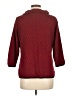 Talbots Outlet Chevron-herringbone Burgundy Pullover Sweater Size L - photo 2