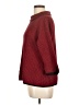Talbots Outlet Chevron-herringbone Burgundy Pullover Sweater Size L - photo 5