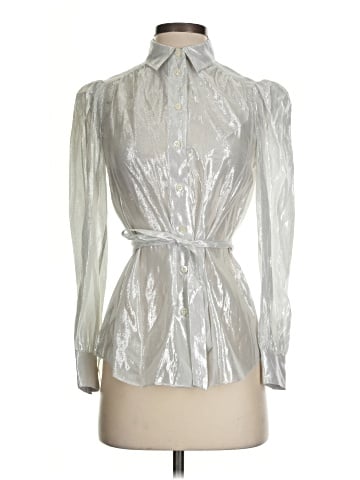 Kate Spade New York Long Sleeve Silk Top (view 1)