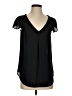 Maeve 100% Polyester Black Short Sleeve Blouse Size 0 - photo 1