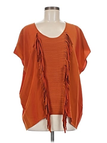 Sachin + Babi Short Sleeve Silk Top (view 1)