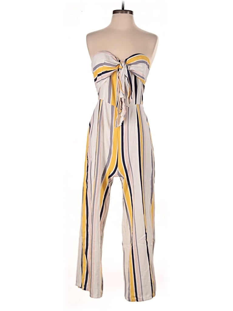 Pre-owned Gypsies & Moondust Jumpsuit In Yellow