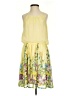 Esley 100% Polyester Tropical Yellow Casual Dress Size S - photo 1
