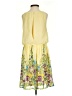 Esley 100% Polyester Tropical Yellow Casual Dress Size S - photo 2
