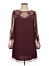 BCBGeneration 100% Polyester Burgundy Cocktail Dress Size XXS - photo 1