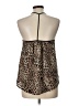 Toska 100% Polyester Brown Sleeveless Top Size L - photo 2