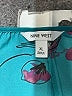 Nine West 100% Polyester Teal 3/4 Sleeve Blouse Size XL - photo 7