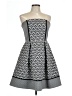 Harper 100% Polyester Argyle Gray Cocktail Dress Size L - photo 1