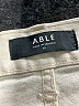 ABLE Solid Ivory Yellow Khaki Shorts Size 30 waist - photo 3