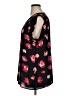 CAbi 100% Polyester Hearts Black Short Sleeve Blouse Size XL - photo 5