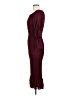 Shein 100% Polyester Burgundy Cocktail Dress Size 6 - photo 5