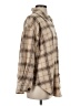 Zaful 100% Polyester Plaid Tan Coat Size 4 - photo 4