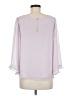 1.State 100% Polyester Purple 3/4 Sleeve Blouse Size M - photo 2