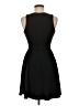Aqua Solid Black Cocktail Dress Size M - photo 2