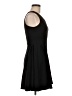 Aqua Solid Black Cocktail Dress Size M - photo 4