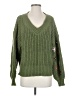 so Me 100% Polyester Stars Green Pullover Sweater Size S - photo 1