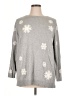 Talbots Stars Silver Pullover Sweater Size 1X - photo 1