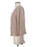 DKNY 100% Polyester Tan Long Sleeve Blouse Size S - photo 5