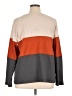 Unbranded 100% Polyester Color Block Orange Pullover Sweater Size XL - photo 2