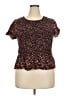 Old Navy 100% Rayon Pink Short Sleeve Top Size XXL - photo 1