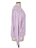 Ann Taylor LOFT Solid Purple Pullover Sweater Size XL - photo 4