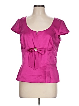 Sandra Darren Short Sleeve Blouse