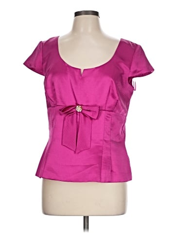 Sandra Darren Short Sleeve Blouse (view 1)