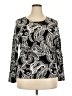 ECI Paisley Black Pullover Sweater Size 2X - photo 1