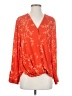 Vince Camuto 100% Polyester Orange Long Sleeve Blouse Size S - photo 1