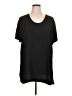 Tildon 100% Polyester Black Short Sleeve Top Size XL - photo 1