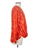 Vince Camuto 100% Polyester Orange Long Sleeve Blouse Size S - photo 4