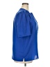 Lands' End Blue Short Sleeve Blouse Size 18 - photo 4