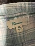 The Commons Plaid Teal 3/4 Sleeve Button-Down Shirt Size XL - photo 7
