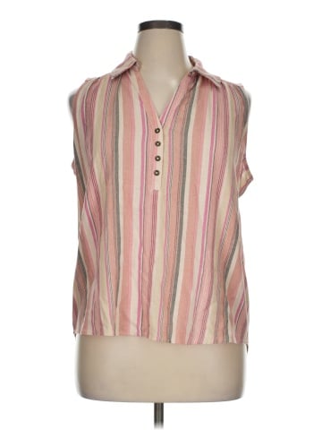 Maurices Sleeveless Button-Down Shirt (view 1)