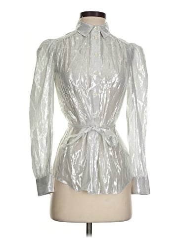 Kate Spade New York Long Sleeve Silk Top (view 1)