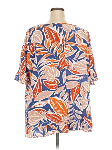 Evans 3/4 Sleeve Blouse (view 2)