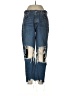 Forever 21 Graphic Blue Jeans Size 29 waist - photo 1