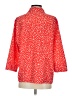 Assorted Brands Polka Dots Red 3/4 Sleeve Button-Down Shirt Size L (estimated) - photo 2