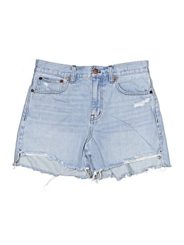 Madewell Relaxed Mid-Length Denim Shorts in Wengler Wash: Step-Hem Edition (view 1)