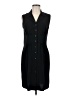 En Focus Studio Solid Black Casual Dress Size 6 - photo 1