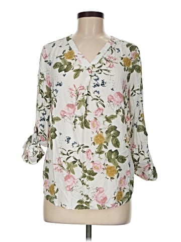 Brina & Em 3/4 Sleeve Blouse (view 1)