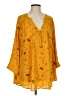 Harry Potter 100% Polyester Yellow 3/4 Sleeve Blouse Size 3 - photo 1