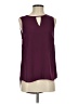 Serein 100% Polyester Burgundy Sleeveless Blouse Size S - photo 1