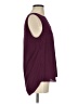 Serein 100% Polyester Burgundy Sleeveless Blouse Size S - photo 4