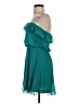 Aqua 100% Polyester Teal Cocktail Dress Size 4 - photo 5