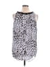 Jennifer Lopez Silver Sleeveless Blouse Size 16 - photo 2