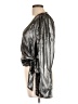 Vero Moda 100% Polyester Metallic Silver 3/4 Sleeve Blouse Size L - photo 5