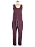 Zella Solid Burgundy Jumpsuit Size S - photo 1